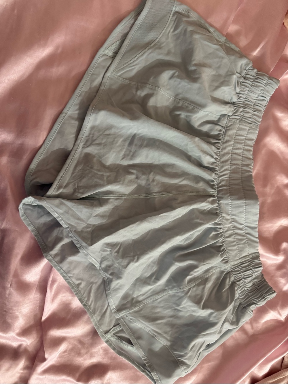 Amazon Women’s Athletic Shorts in Light Gray